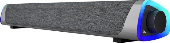 JeiibrZui PC-Soundbar - PC-Luidspreker-Soundbar - USB Plug-And-Play Met Bluetooth V5.0 En LED-Ambianceverlichting - 1 - Ivoorwit van Merkloos