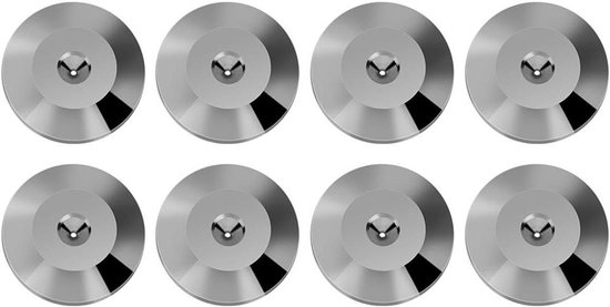 JGS Premium - Speaker Base Pad 8 stuks koperen spikes pads voor luidsprekers - isolatie voetmatten voor vloerruit van Merkloos