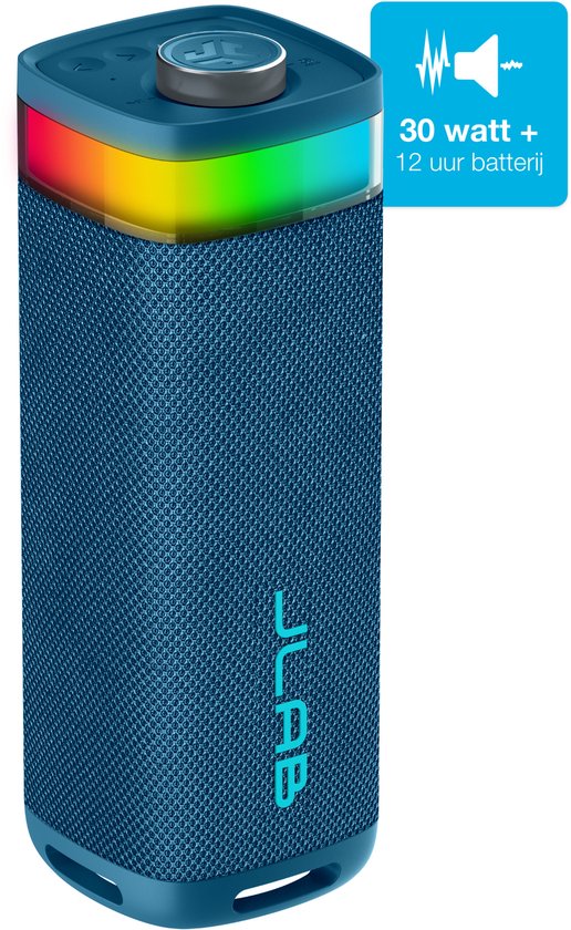 JLAB Jbuds Party Speaker – Bluetooth Speaker - Draadloze Speaker met 12 uur Batterijduur – 30 Watt – Multipairing – Equalizer via de App - IPX6 Waterproof - Navy van Merkloos