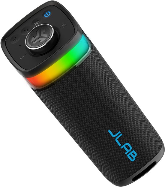 JLAB Jbuds Party Speaker - Bluetooth Speaker - Draadloze Speaker met 12 uur Batterijduur - 30 Watt - Multipairing - Equalizer via de App - IPX6 Waterproof - Zwart van JLAB