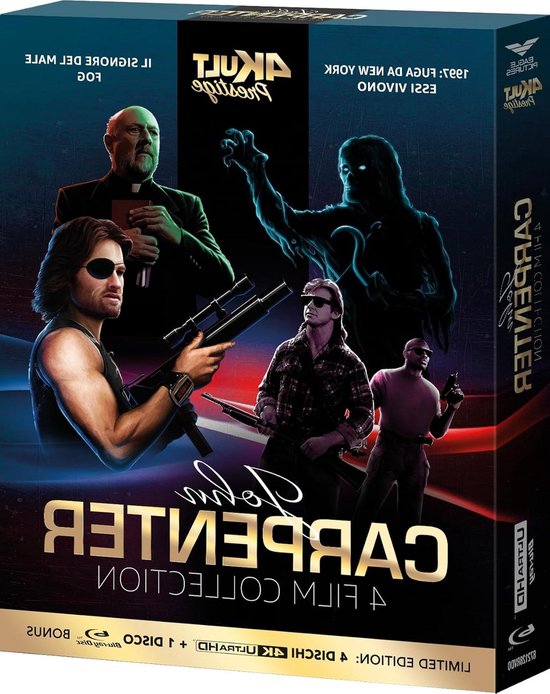 John Carpenter Collectie - Horror Films - Film Kijken - 4K Ultra HD - 17.3 x 14.1 x 3.9 cm