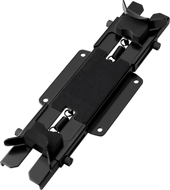 JustValue Muurbeugel voor JBL Speaker - Wandhouder - Geschikt voor Charge 5 en Flip 6 - Bluetooth Speaker Houder - Wandclip - Zwart van JustValue