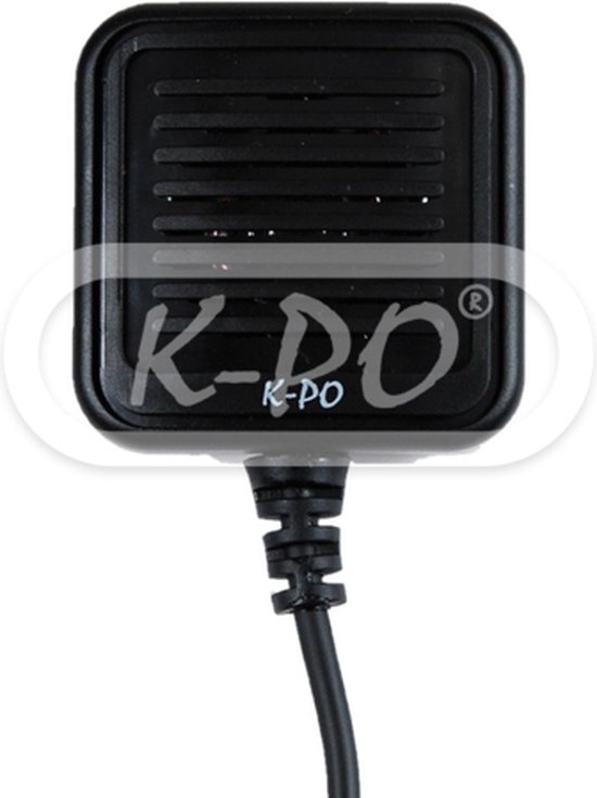 K-PO® Mini speaker clip on - Draagbaar - Externe Luidspreker - 3.5 mm Jack for CB radio - Uniden Scanner - Metaaldetectors - Walkie Talkie - Riemclip van K-PO