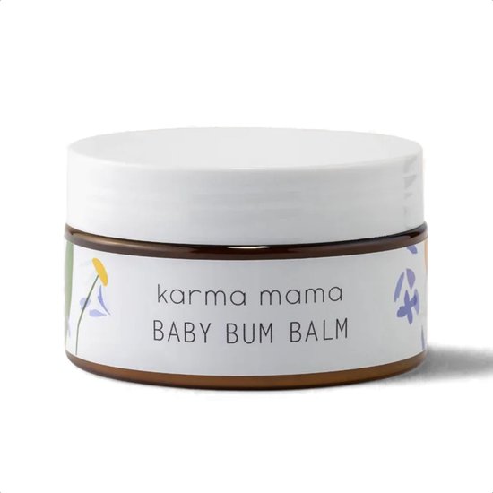 Karma Mama Baby Bum Balm - 100ml Natuurlijke Zinkzalf - Zinkoxide Billenzalf Baby - Billencreme met Kokosolie, Jojoba Olie en Shea Butter van Karma
