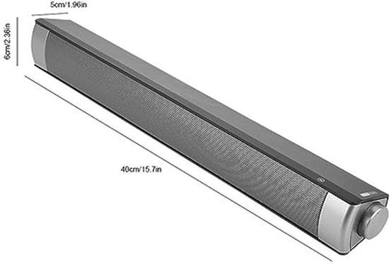 KARZO - Bluetooth 5.0 Soundbar - Draadloze Stereo Subwoofer - Thuis Theater Audio met AUX en Microfoon van Merkloos