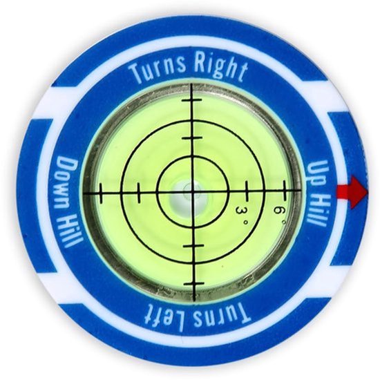 KARZO - Golf Green Slope Reader met magnetische golfhoedclip, waterpas golf putting green reader met hoge precisie voor binnen en buiten van KARZO