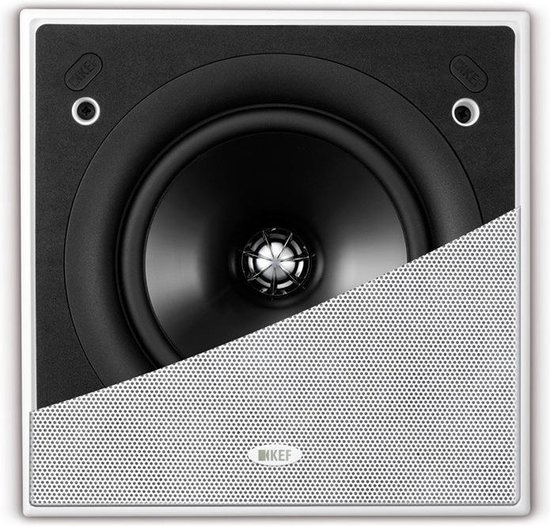 Kef Ci160QS inbouwluidspreker vierkant (wit) van KEF