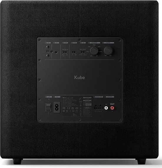Kef Kube 12 MIE Actieve Subwoofer - Zwart van KEF