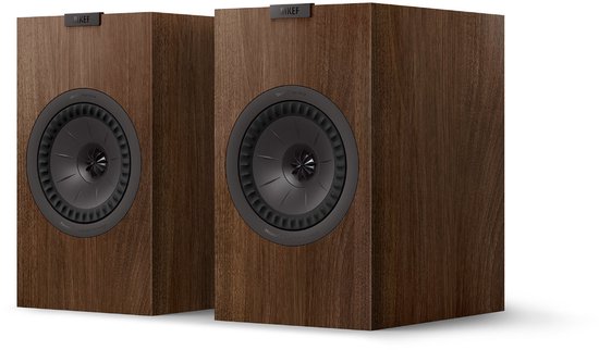 KEF Q3 Meta - Boekenplank Speaker - Walnoot van Merkloos