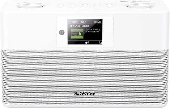 Kenwood CR-ST80DAB Compacte Stereo DAB+ Radio - Wit van Kenwood