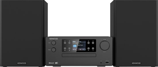 Kenwood M-925DAB-B Micro HiFi Systeem - Zwart van Merkloos