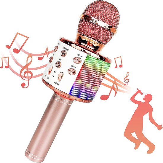Kids Karaoke Microfoon Draadloos – Bluetooth KTV-Speaker Met Opname Voor Kinderen, Geschikt Voor Smartphone En Computer van Merkloos