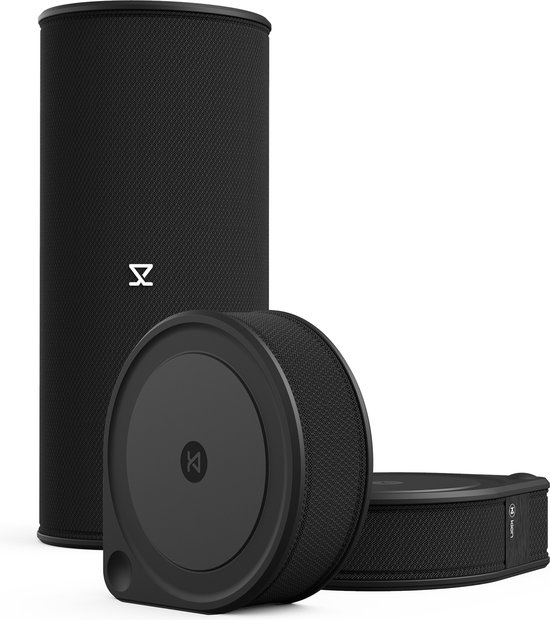 Kien 2.1 Draadloos Speakersysteem – Hi-Fi Stereo Geluid – SUB + 2 SAT Speakers – 160W – Draagbaar & Oplaadbaar – 18 Uur Accuduur – Surround Sound Uitbreidbaar van Kien.