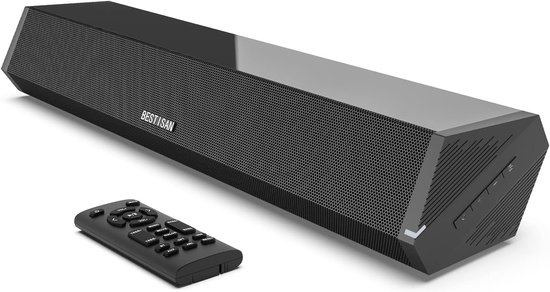 Kleine Soundbar - TV Geluid - Film Avond - 50W Vermogen - 41 cm - Zwart