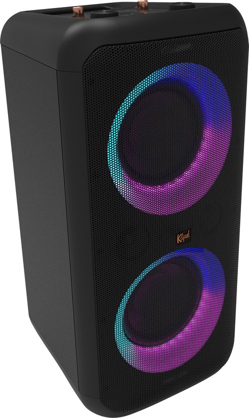 Klipsch GIG XXL Party Speaker | Bluetooth | USB | Karaoke Microfoon | Dubbele Woofer & Tweeter | Gitaar aansluiting van Klipsch