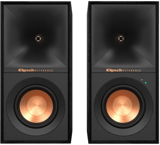 Klipsch R-40PM | actieve set boekenplank speaker | Bluetooth | Optisch en phono/analoge ingang | USB digitaal