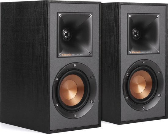 Klipsch R-41M Boekenplank speaker Zwart/Set van Klipsch
