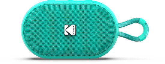 Kodak Enceinte Portable Sans Fil PWS-2284 - Étanche IPX7, Bluetooth, 6W RMS, TWS Stéréo, Batterie 1500mAh, Autonomie 10-12h, Fonction Mains Libres, Sangle Silicone, Câble Type-C Inclus - Vert van Merkloos