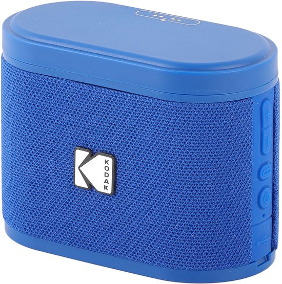Kodak SoundBrix Bluetooth Speaker - Draadloze Muziek Box - 5W RMS - Blauw van Kodak