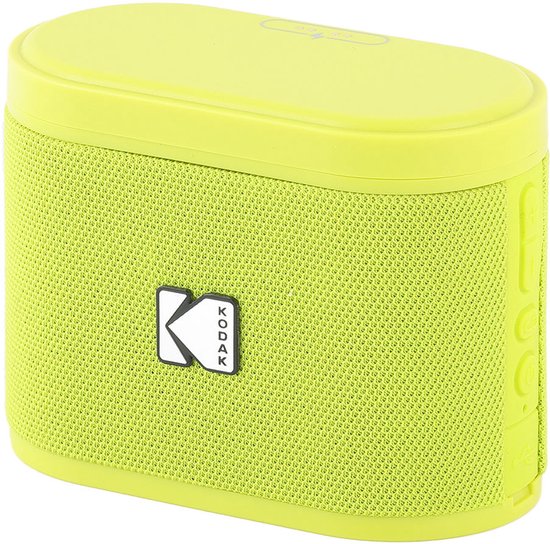 Kodak SoundBrix Bluetooth Speaker – Draadloze Muziek Box – 5W RMS – Geel