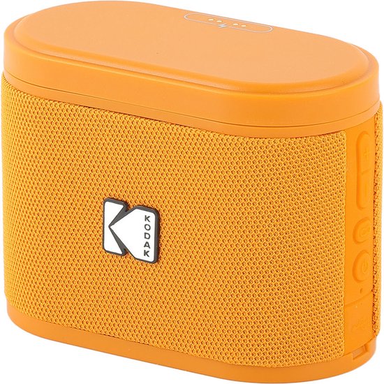 Kodak SoundBrix Bluetooth Speaker - Draadloze Muziek Box - 5W RMS - Oranje van Kodak