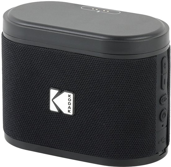 Kodak SoundBrix Bluetooth Speaker – Draadloze Muziek Box – 5W RMS – Zwart van Merkloos