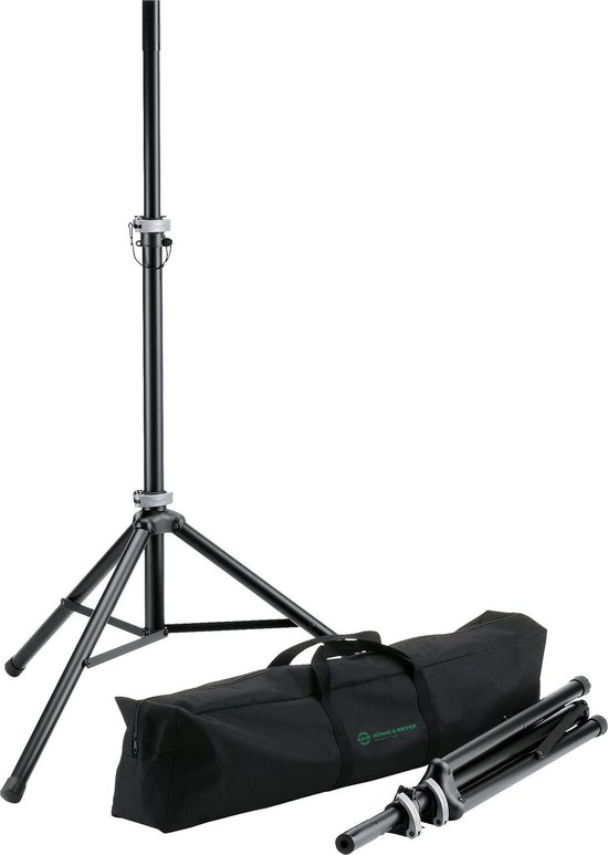 König & Meyer 21459 Boxenstatieven im Set 2 statieven + tas - Speakerstandaards van Konig