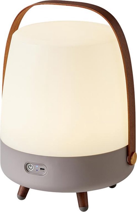 Kooduu Lite-Up PLAY Earth - Draadloze Bluetooth Speaker en Deense Design LED-Lamp in één - tot ruim 10 uur wireless muziek streamen van Merkloos