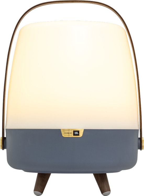 Kooduu Lite-up Play met SOUND BY JBL in kleur Ocean Blue - Bluetooth speaker - Tafellamp - Party Speaker - Portable - Oplaadbaar - Dimbare LED verlichting van Merkloos