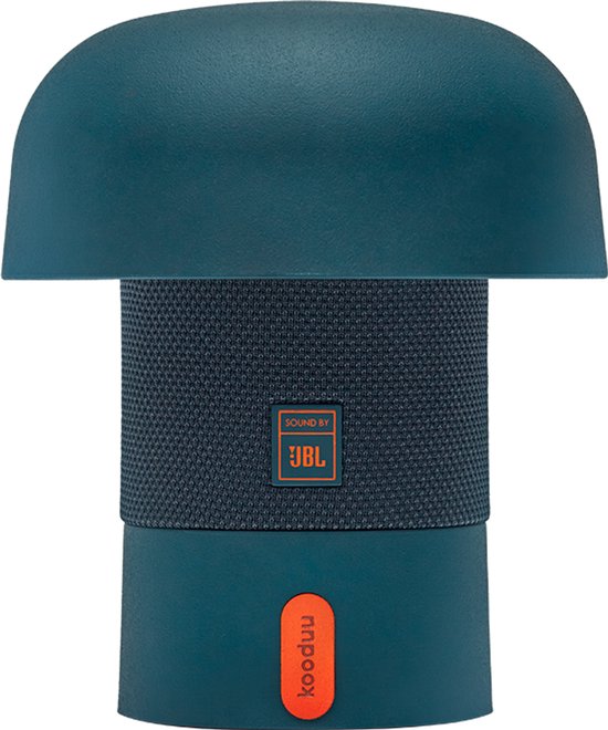 Kooduu Sensa PLAY Mini - Bluetooth Speaker met SOUND BY JBL - Dimbare LED-lamp - Oplaadbare batterij - Nachtlamp - Dimbaar - 16cm hoog - kleur Deep Aquamarine van Kooduu