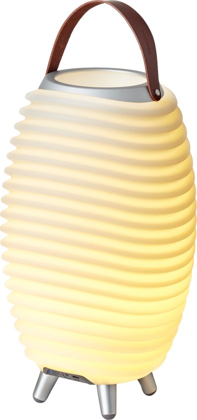 Kooduu Synergy 35 - Wijnkoeler met Bluetooth Speaker én LED Lamp - 41 cm - Bluetooth Speaker - LED Lamp - Dimbaar - Wijnkoeler - Party Speaker - Oplaadbaar - 11 uur Speeltijd - Draagbare Speakerlamp - 3-in-1 van Merkloos