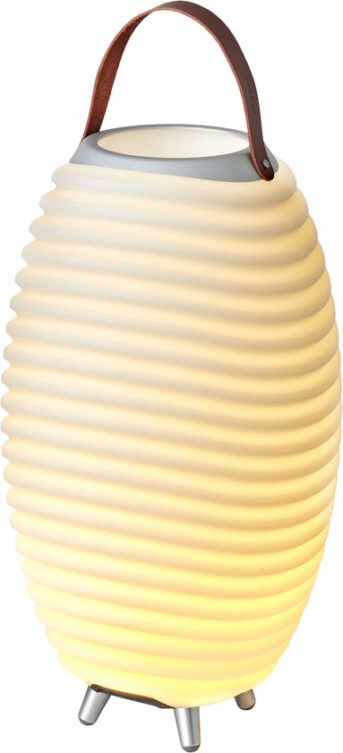 Kooduu Synergy 50 Wijnkoeler - Bluetooth Speaker - Led Lamp - 56 cm - Dimbaar - Oplaadbaar - Tafellamp van Kooduu