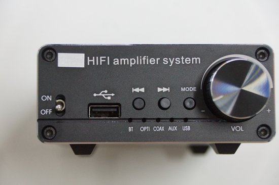 KOQEIEY USB Coaxiale Optische/Spdif/Toslink Aux Phono RCA-ingangen naar 2-kanaals R L Execute Converter, Mini Hifi Stereo DA Converter DAC-converter voor Home Audio Passieve luidsprekers met volumeregeling van Merkloos