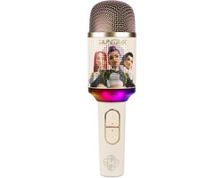 KPop Demon Hunters - Huntr/x - Golden - draadloze karaoke microfoon voor kinderen - LED lichteffect - speaker - stemeffecten