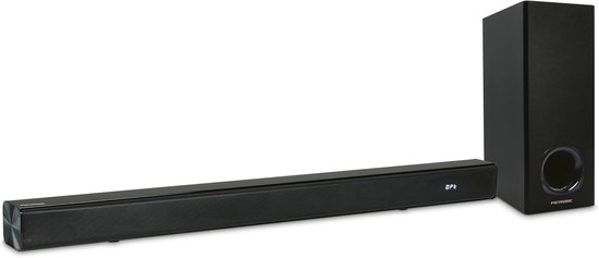 Krachtige 2.1 Soundbar met Kabelgebonden Subwoofer en Bluetooth 5.3