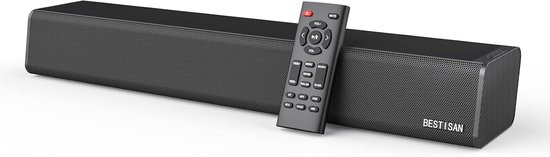 Krachtige 50W Soundbar met Meerdere Aansluitingen: HDMI, Bluetooth en Optisch