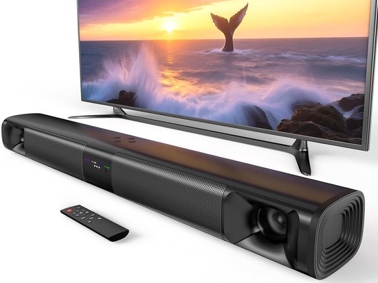 Krachtige 80W 2.0 Soundbar voor Smart TV - Afneembaar 2-in-1 & ARC Ondersteuning