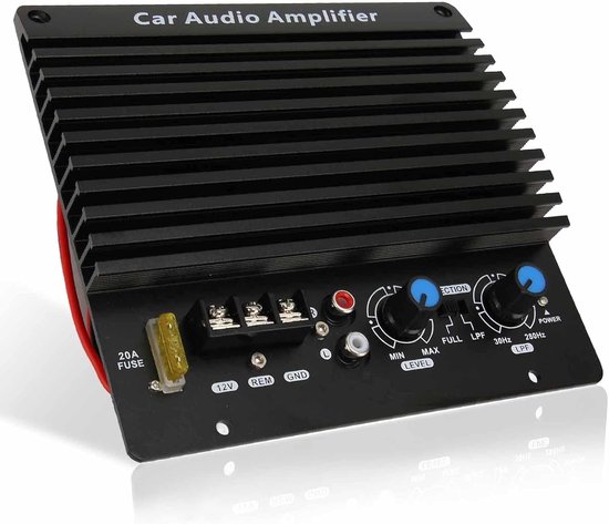 Krachtige Auto Eindversterker 1000W voor 8-12 Inch Subwoofer - 12V Audio Versterker