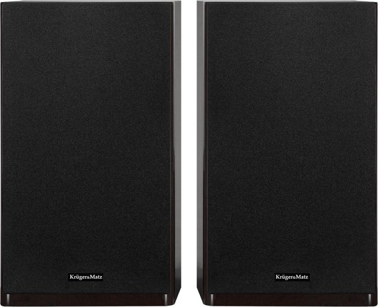 Krüger&Matz KM1995-S - Boekenplank luidsprekers houtkleur