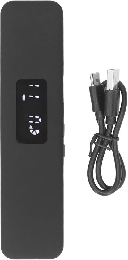 Kussenluidspreker Beengeleiding Stereo, Mini Bluetooth5.3 Slaaphoofdtelefoon met Digitale Display Timerfunctie voor Zijslapers, Diepe Slaap, Meditatie, Slapeloosheid (zwart) van Merkloos