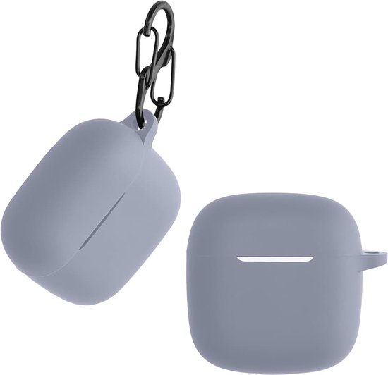 Kwmobile case compatibel met Huawei FreeBuds SE2 / SE3 - Cover voor oordopjes case - Zacht silicone - In lavendel