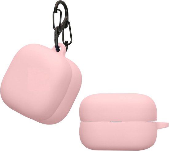 Kwmobile case compatibel met Sony LinkBuds Fit WF-LS910N - Cover voor oordopjes case - Zacht silicone - In oudroze