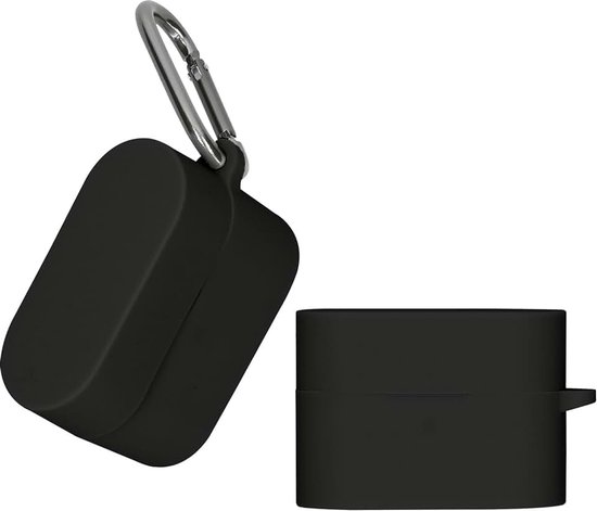 Kwmobile case compatibel met Sony WF-1000XM6 - Cover voor oordopjes case - Zacht silicone - In zwart