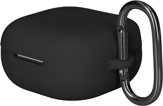 Kwmobile cover voor oordopjes case - Compatibel met Anker Soundcore P31i / Soundcore R60iNC - Trendy beschermhoes draadloze oordopjes in zwart