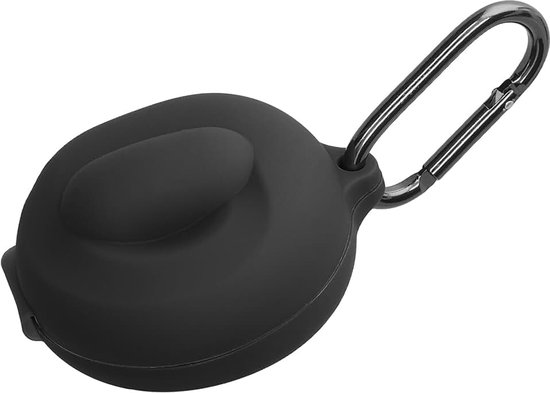 Kwmobile cover voor oordopjes case - Compatibel met Anker Soundcore V40i - Trendy beschermhoes draadloze oordopjes in zwart