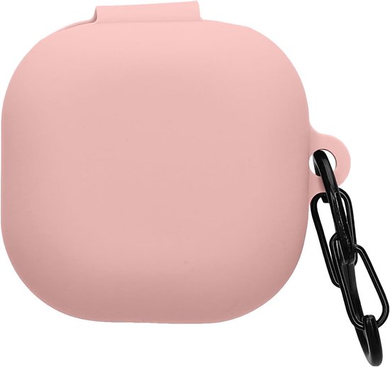 kwmobile cover voor oordopjes case - Compatibel met Samsung Galaxy Buds FE - Trendy beschermhoes draadloze oordopjes in oudroze