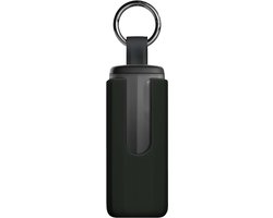 Kwmobile cover voor oordopjes case - Compatibel met Skullcandy Method 360 ANC - Trendy beschermhoes draadloze oordopjes in zwart