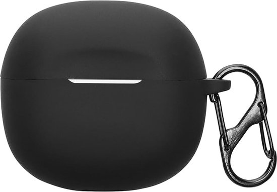 kwmobile cover voor oordopjes case - Compatibel met Skullcandy Rail In-Ear Wireless - Trendy beschermhoes draadloze oordopjes in zwart
