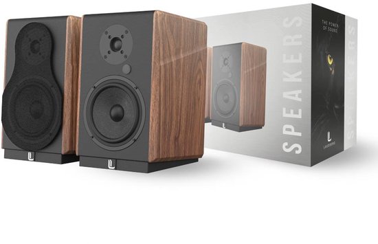 Laudberg M1 - Premium Boekenplank Luidsprekers - 120W - HDMI ARC van Merkloos