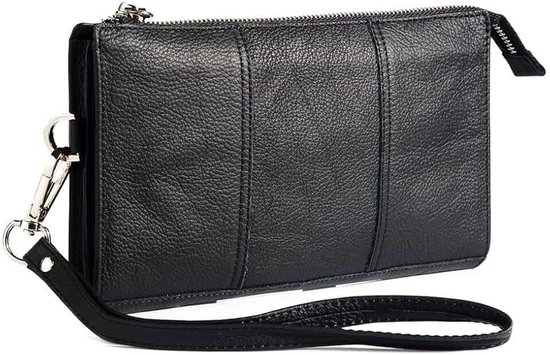 Leather Case Handbag voor Plum Flipper Lte (2022) - Black